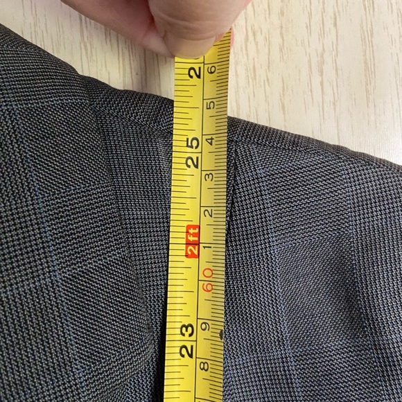 R.J. Classics Sterling Devon Show Coat 100% Worsted Wool Plaid Equestrian Small - Picture 11 of 14